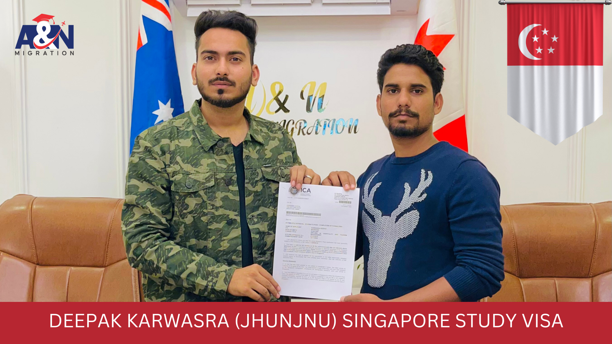 Vikash (Nohar, RJ) — Singapore Study Visa