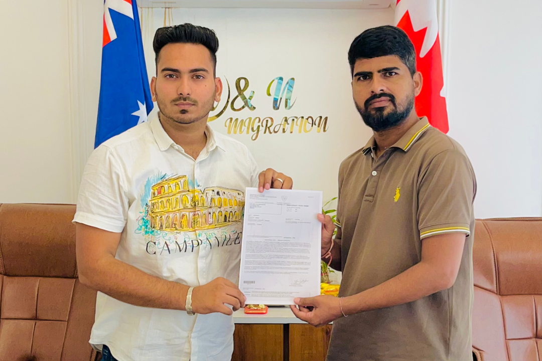 Visa approval — A&N Migration client